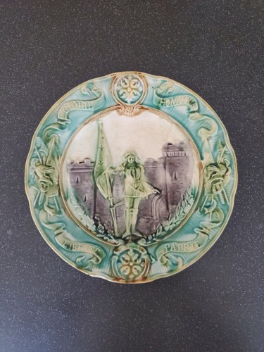 Ancienne assiette faience - ancienne,