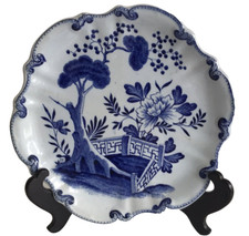 Assiette Plate Creil Montereau Décor Hollandais Diamètre 23,5 cm n°1