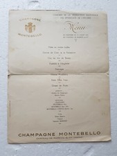 W73 MENU CHAMPAGNE MONTEBELLO