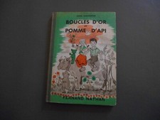 livre scolaire ancien  LECTURE SUIVIE BOUCLES D OR ET POMME D API  J. SAUVESTR