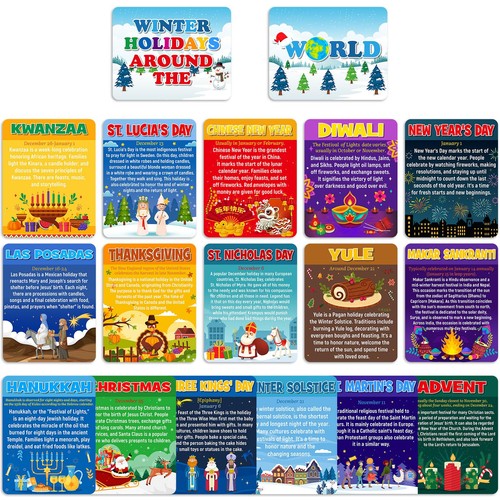 Pcs winter bulletin board - winter,