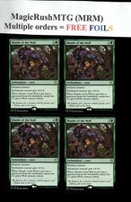 MRM ENGLISH 4x Manteau du loup - Mantle of the Wolf NM/M MTG Magic THB