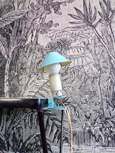 Vintage spot lampe - vintage-spot, champignon