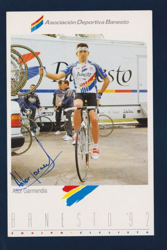 Cyclisme carte cycliste aitor - cyclisme,