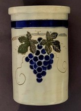 Grande Brique vin poterie céramique grès  faïence art déco fait main Art nouveau