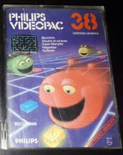 Jeux Philips Videopac n°38 Munchkin glouton g7400 g7000 vintage rare phillips 