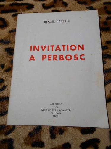 Barthe roger invitation à - :,