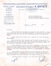 1956 PIECES DETACHEES