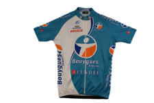 Maillot vélo rétro GSG Bouygues Telecome Mode Time Vendée