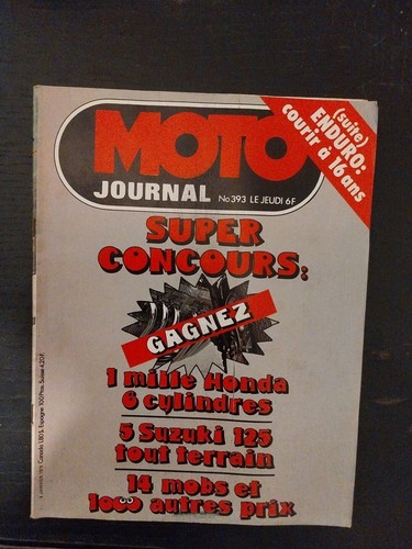 Moto journal 393 test honda - journal, xl
