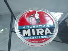 MONNAYEUR , RAMASSE MONNAIE  EN FIXE SOUS VERRE ARGENTURE MIRA