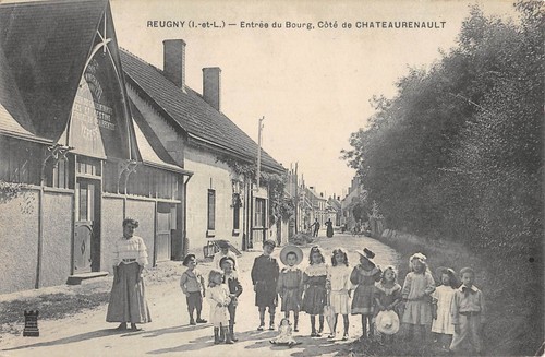Cpa reugny entree - cpa,