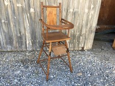 Ancienne petite chaise pour bébé jouet enfant poupée vintage déco chalet Savoie