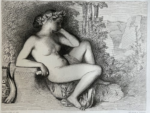 Gigoux heliogravure portrait - heliogravure,