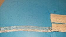 Ruban ancien / dentelle / 1,5cm x 8,8 m / beige / transparant / linge ancien