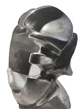 BAGUE MODERNISTE  ARGENT