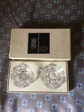 Salières anciennes cristal de Sèvres 