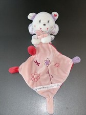 Doudou ours papillon mouchoir