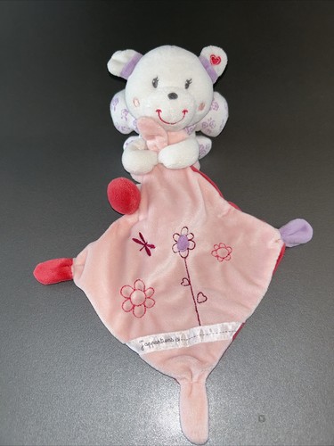 Doudou ours papillon mouchoir