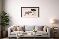 Tableau africain Marqueterie