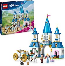 LEGO 43275 Disney Princess Le château de Cendrillon et la calèche