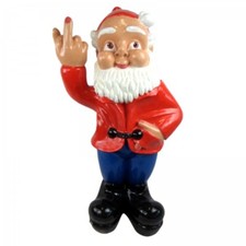 Statue en résine nain doigt