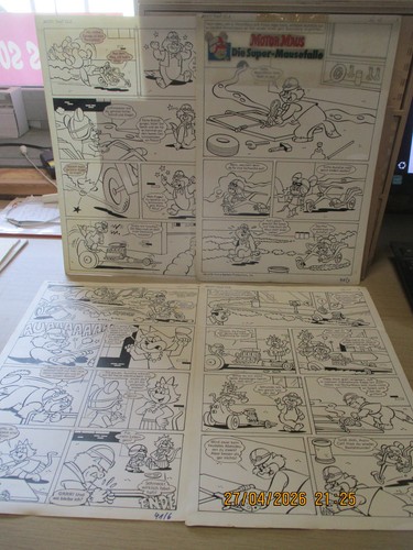 Dessin original souris - s.,