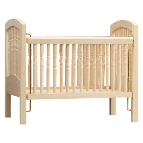 Berceau miniature bois 12 - miniature, en
