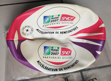 BALLON de RUGBY COUPE du MONDE 2007 GILBERT SNCF Partenaire Officiel.NEUF
