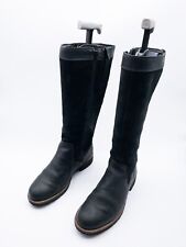 ECCO Bottes pour Femme D'Équitation à Tige Cuir Noir Taille 42 Eu Art 16482-98