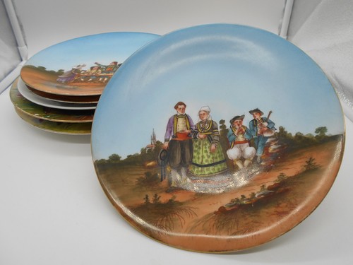 Lot assiettes scene - lot,