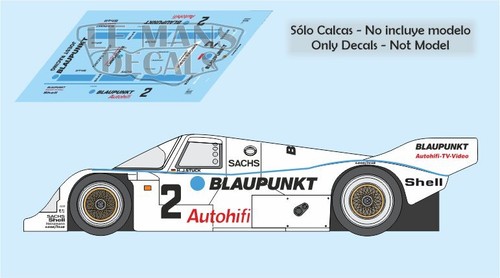 Autocollants porsche 962 - porsche,