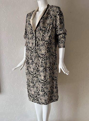 Robe beige noire paul - robe, &
