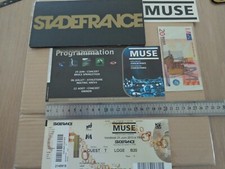 MUSE - TICKET CONCERT - BILLET PACKAGING COLLECTOR -  SDF 2013 FRANCE