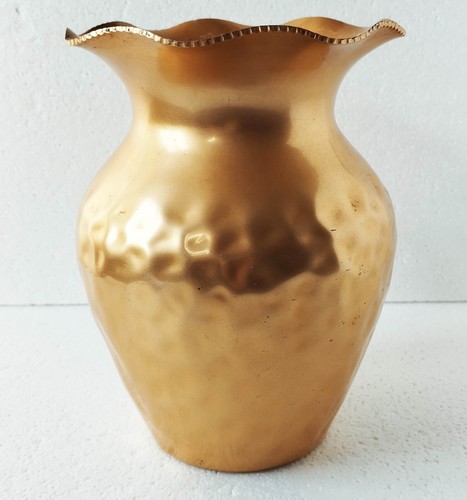 Vase métal doré - de, marque