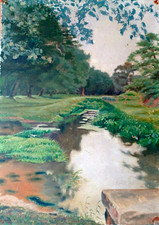 Beau Tableau ancien fin XIXe