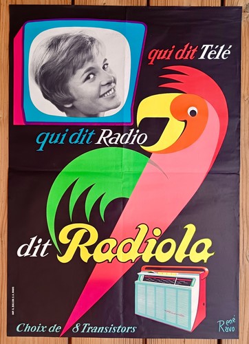 Affiche radiola rené - radiola, ravo