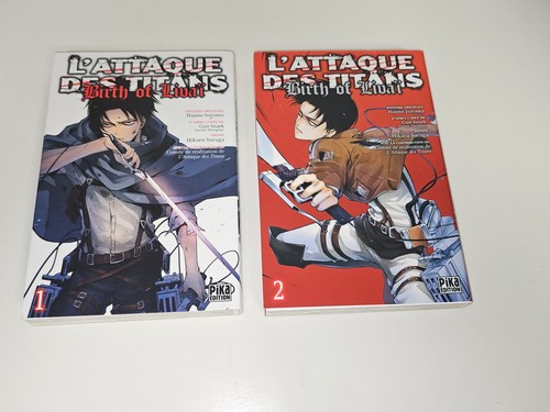 Lot mangas attaque des - de,