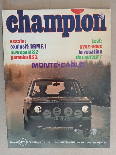 Champion 1 1972 - champion, n°73