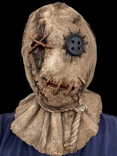épouvantail masque latex - masque,