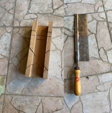 Scie + boîte à onglet