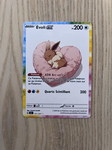 Carte pokémon évoli - carte,