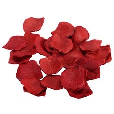  70g Faux Pétales De Rose Décoration De Fleurs De Mariage Artificielles (Vin