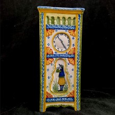 VASE COMTOISE EN FAIENCE DE QUIMPER HUBAUDIERE 