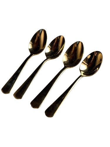 Lot cuillère café doré - lot,