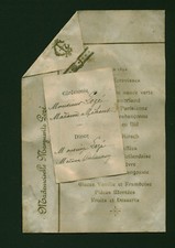 Menu ancien du 5 Juin 1892