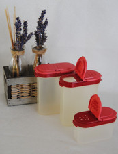 ? Boite à Epices TUPPERWARE Modulaire Ovale Bec Verseur Epice Lot  3