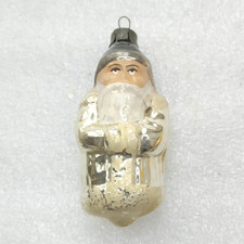 Ornement sapin de Noël vintage en verre mercurisé Noël URSS ancien déco Père ...