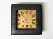 Ancienne Pendulette de voyage 8 jours Kirby Beard dans son écrin d'origine XXe