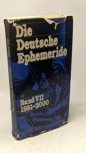 Die deutsche ephemeride band - -,